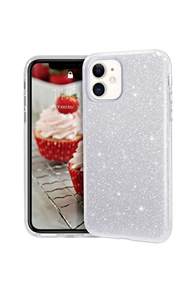 PlanetPhone Husa pentru iPhone 11 cu sclipici, ultra subțire din silicon si 3...