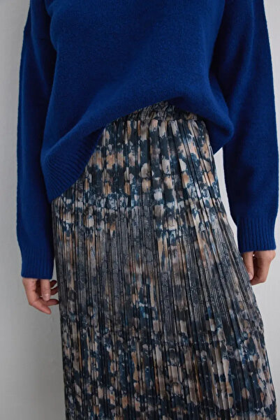 Gusto Basic Knitwear Sweater - Cobalt