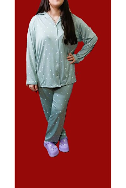Işılay Plus Size Pajama Set (Milan Fabric)