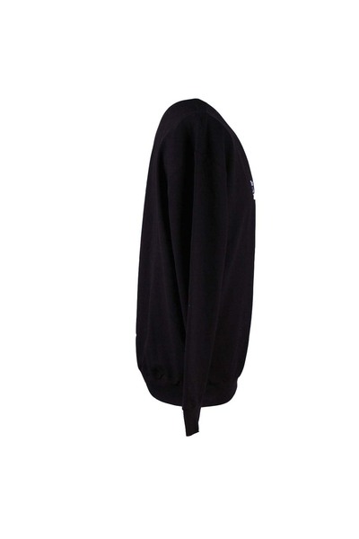 trender Ανδρικό φούτερ Time O Collar Embroidery Black 26KDT1000038