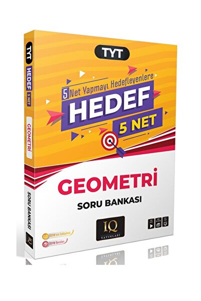 Anla Kazan Yayınları IQ 2026 YKS TYT Geometri Hedef 5 Net Soru Bankası
