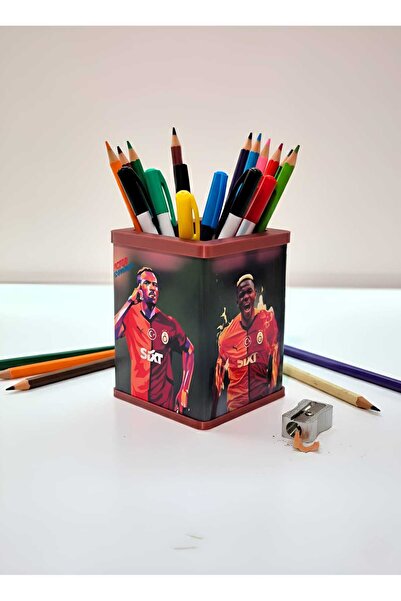IDE حامل أقلام بتصميم كرة القدم، حامل أقلام للمكتب والمدرسة بتصميم مميز