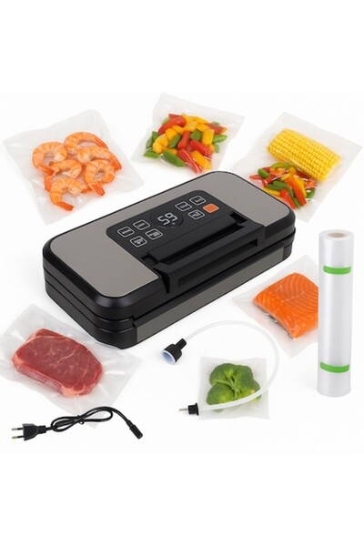 ideal STORE Aparat de etanșat în vid idealSTORE - 3 moduri, pompă dublă, 125W, 95 kPa, 30 cm