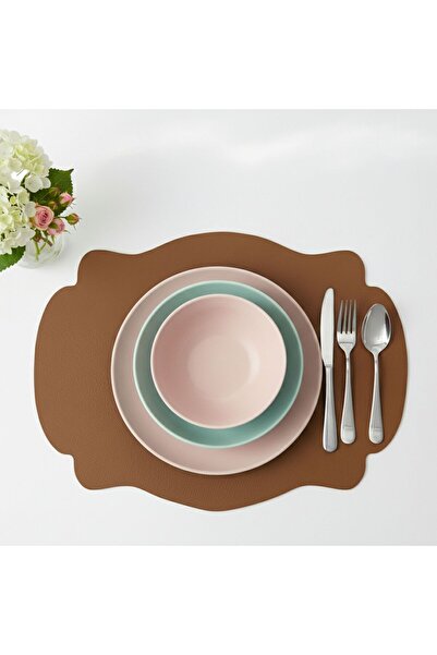 Grand Fine Art 2 Pieces Leather Rectangular American Service 33X44 cm Symmetrical Patterns Series 120