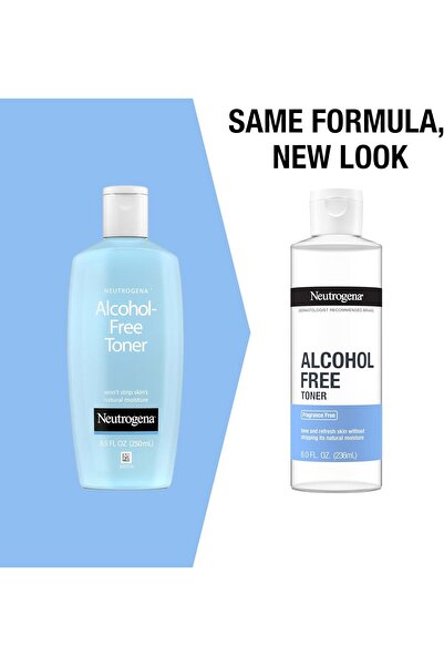 Neutrogena تونر يومي لطيف للوجه خالٍ من الكحول والعطور، 8 أونصة سائلة