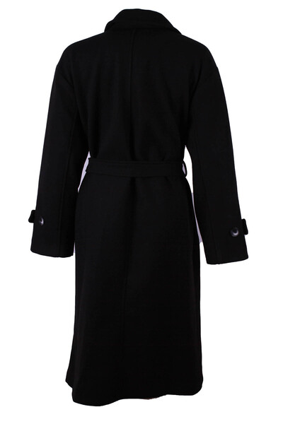 trender 26kg07000025 Black Women's Coat 3458