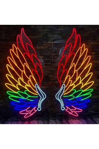 KAMER NEON LED IŞIKLI MELEK KANADI 4