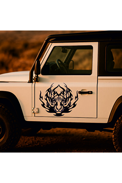 StickITsibiu Tribal Tiger – 4×4 Off-Road Car Sticker – Dimensions 55x47 cm.