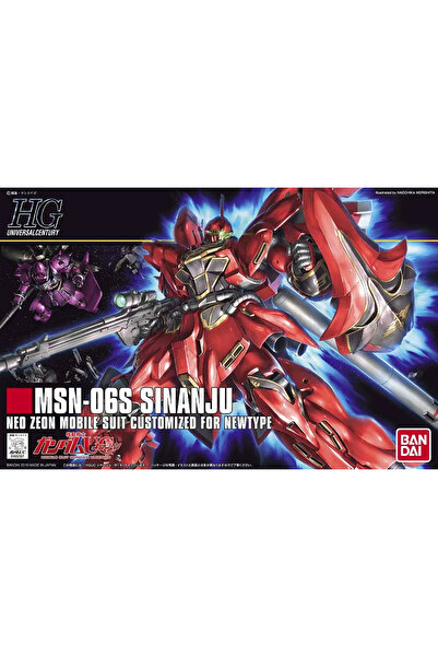 BANDAI Kit de model HGUC 1/144 MSN-06S Sinanju