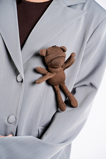 Monarh Design Brown teddy bear textile accessory - OneSize