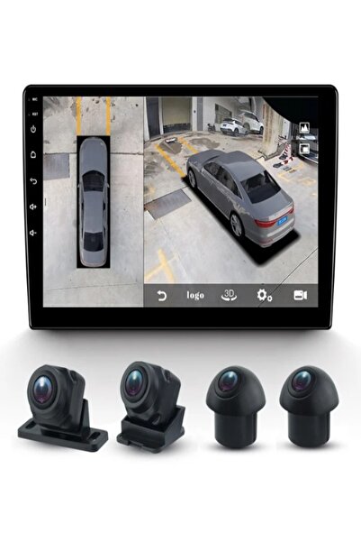 Smart 9 Inch Android Car Stereo 4GB RAM With 360D Panoramic View Camera System AHD Support Apple Carplay