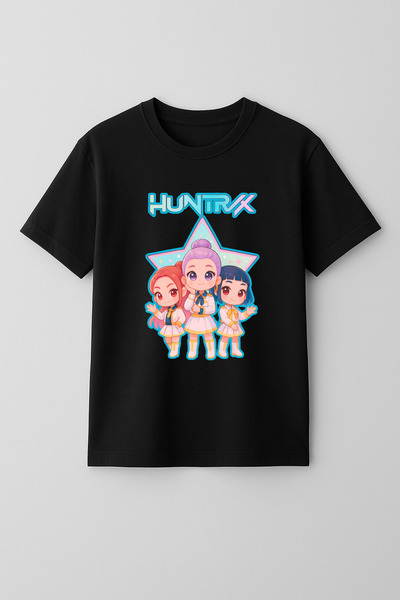 mixxi fashion تي شيرت Kpop Demon Hunters Huntrix بأكمام قصيرة مطبوع للفتيات (...