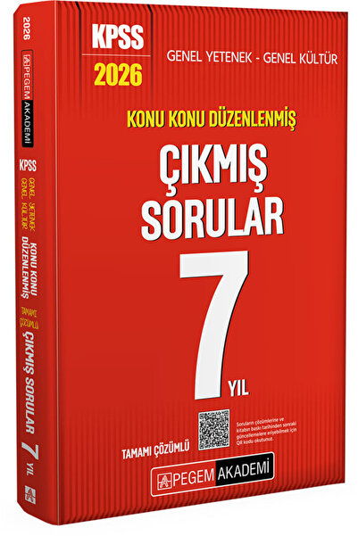 Pegem Akademi Yayıncılık 2026 KPSS Genel Yetenek Genel Kültür Konu Konu Düzen...