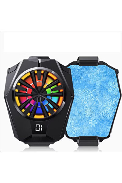 Andowl Professional Gaming Phone Cooler, Turbo Cooling, RGB Lights, Anti Overheating, Universal, Unibox