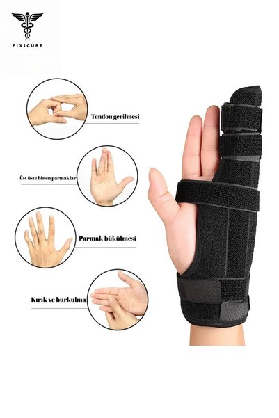 FixiCure Boxer Fracture Splint Hand Wrist Pinky Finger Support Orthopedic Fracture Protector