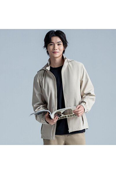 Giordano Men's Sorona Windbreaker Jacket - Full Zip Polyester & Lightweight