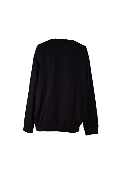 trender Ανδρικό φούτερ Time O Collar Embroidery Black 26KDT1000038