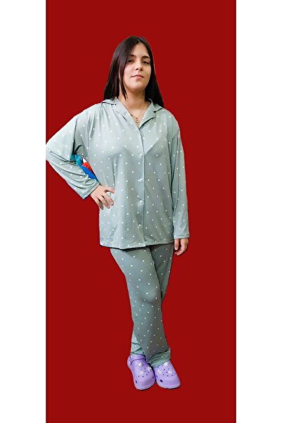 Işılay Plus Size Pajama Set (Milan Fabric)