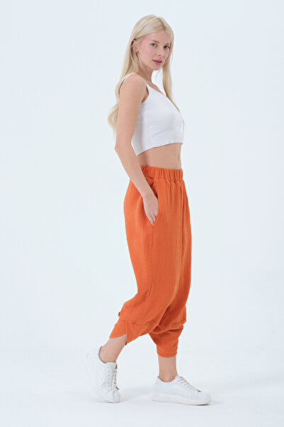 RELAXL Meditation Clothing Plus Size 100% Cotton Baggy Orange