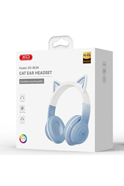 AUDIOX XO (BE38) Ασύρματα ακουστικά, Επί του αυτιού, BT 5.3, 300mAh, Μπλε