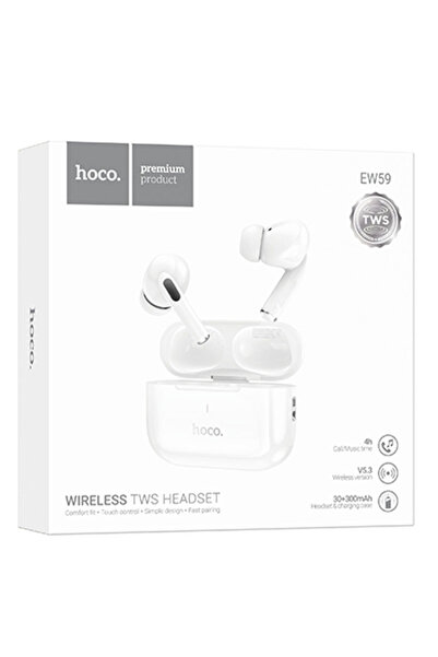 Hoco Casti Wireless (EW59), Casti Wireless, Ear Buds, BT 5.3, 150h StandBy, 3...