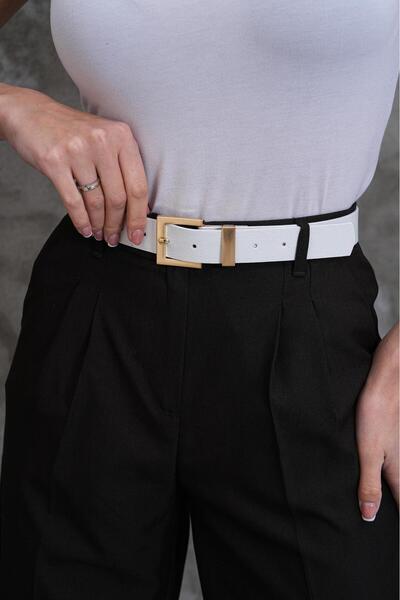 MODAM HİFA Cureaua de damă cu cataramă pătrată aurie Curea pentru pantaloni Curea pentru rochie Curea pentru talie Curea pentru corp Curea pentru cămașă