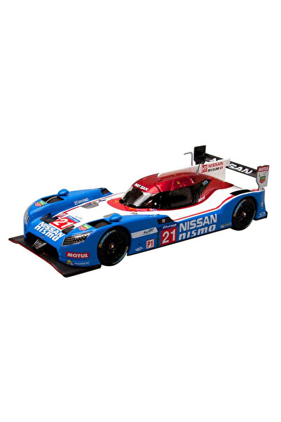 Ebbro Macheta auto, Nissan GT-R LM Nismo #21 24H Le Mans Albastru/Roșu/Alb 2015 1:43