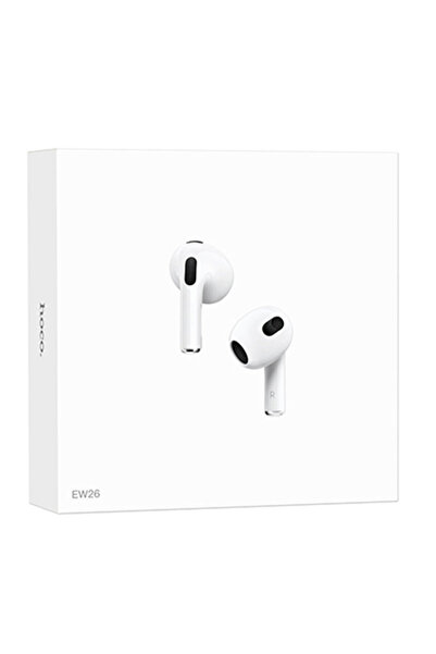 Hoco Casti Wireless (EW26), Casti Wireless, Ear Buds, BT 5.3, 150h StandBy, 300mAh, True, White