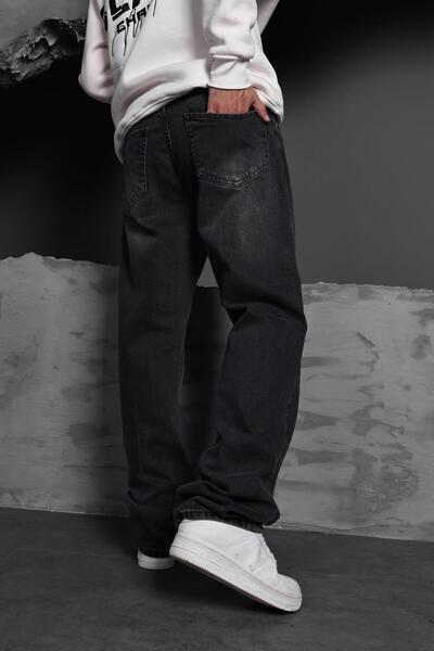 Slatra Men's Anthracite Stone Baggy Trousers