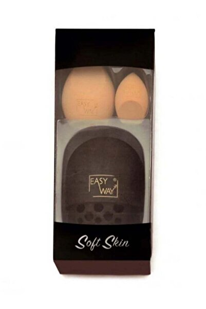 EZI مجموعة إسفنجة الكونتور وإسفنجة الأساس من إيزي واي مع حقيبة