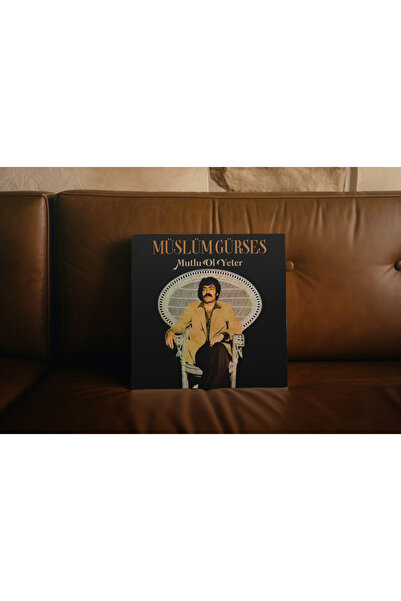 Kanvaspera Müslüm Gürses Retro Plak Kapağı – Kanvas Tablo – Vintage Poster Dekor