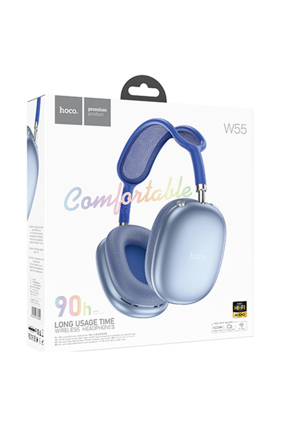 AUDIOX Hoco (W55) Ασύρματα Ακουστικά, Περιφερειακά, BT 5.4, 200 ώρες σε αναμο...