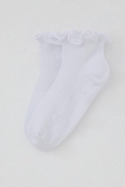 Katamino Детски чорапи с еластичен маншет, 9-14 години, бели