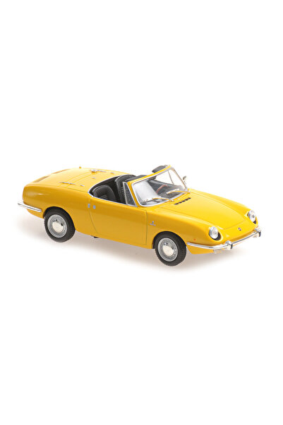 Minichamps Macheta auto, FIAT 850 SPORT SPIDER - 1968 - GALBEN - MAXICHAMPS 1:43