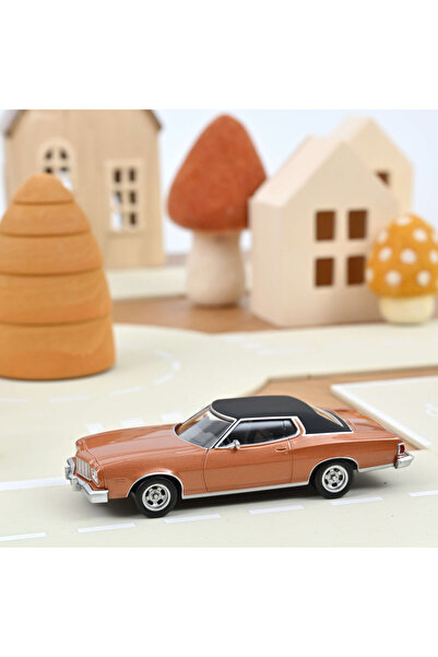 Norev Macheta auto, Ford Gran Torino 1974 Chestnut Brown Jet-car 1:43