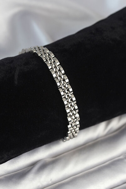 Skygo 316L Steel 7mm Thick Silver Color Men's Bracelet - Tj-Eb3768