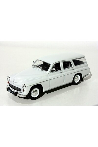 DEAGOSTINI Macheta auto, 1965 Warszawa 203 Kombi Polish Cars, Grey 1:43