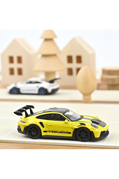Norev Macheta auto, Porsche 911 GT3 RS 2022 Autocolante galbene și negre Jet-car 1:43