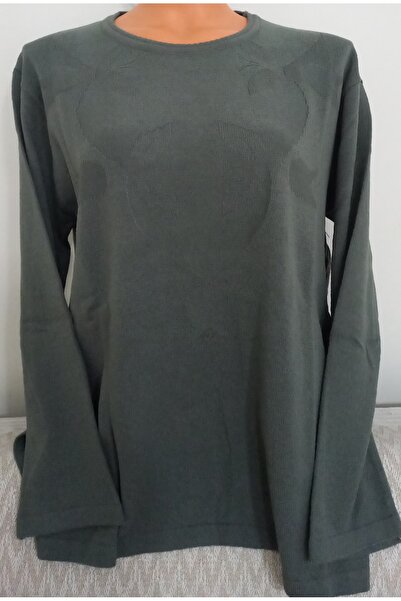 Anne Er Clothing Winter Knitwear Sweater Long Sleeve Crew Neck Grey