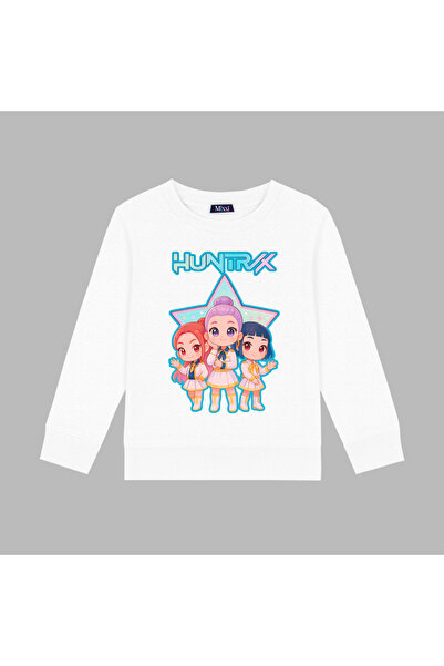 mixxi fashion Kpop Demon Hunters 3 Thread Crew Neck Girls' Sweatshirt (4-13 Y...
