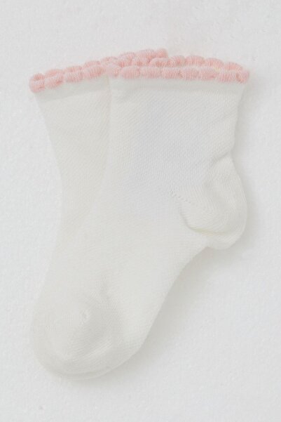 Katamino Girl's Socks Basic 1-6 Years, Ecru