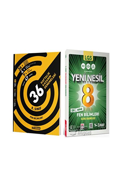 Hız Yayınları 8. Sınıf Fen Bilimleri 36 Haftalık Kazanım Denemeleri Ve Yeni N...