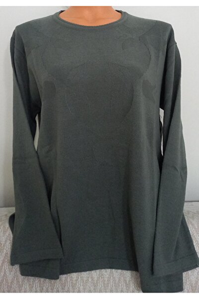 Anne Er Clothing Winter Knitwear Sweater Long Sleeve Crew Neck Grey