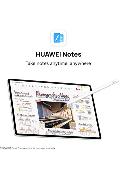 Huawei MatePad 12 X (2025) LAURENT-W09DK, 256GB, 12GB RAM, Wi‑Fi, Green