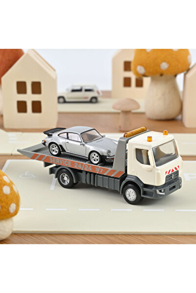 Norev Macheta auto, Camion pentru depanare Plastigam și Porsche 911 Jet-car Set 1987 1:43