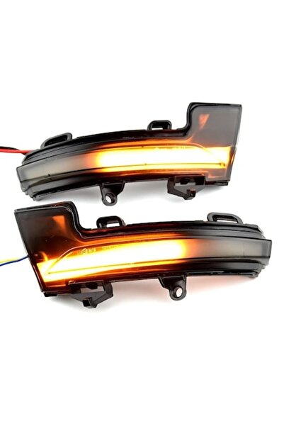 GizMondo Set de 2 semnalizatoare dinamice cu oglindă progresivă, fumurii