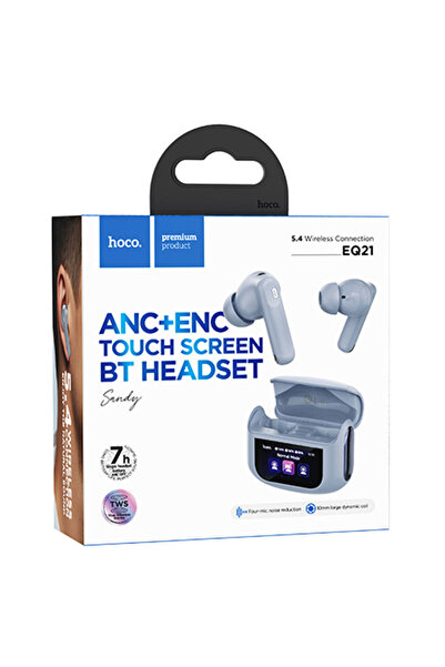 Hoco Casti Wireless (EQ21), Căști intraauriculare, BT 5.4, 40/400mAh, ANC+ENC...