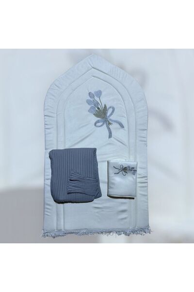 WAREEF FASHION طقم سجادة صلاة توليب الفاخر