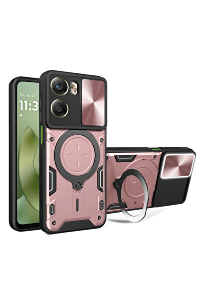 Techsuit Carcasă Motorola Moto G06 CamGuard Pro, Auriu Roz