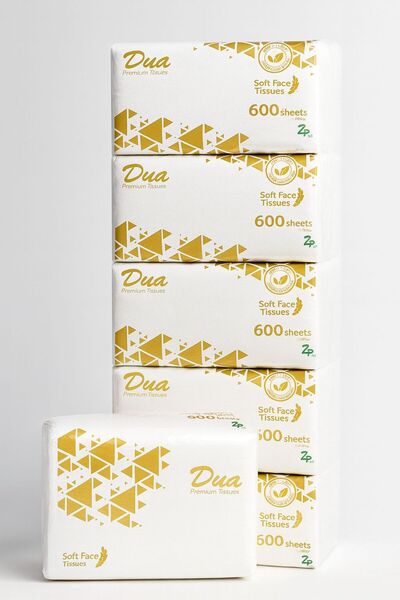 dua premium tissues Zpack-Dua soft face tissue 600 sheets, 5 Packets , Premium quality